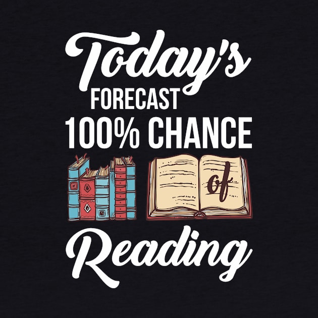 Today's Forecast 100% Chance of Reading by paola.illustrations